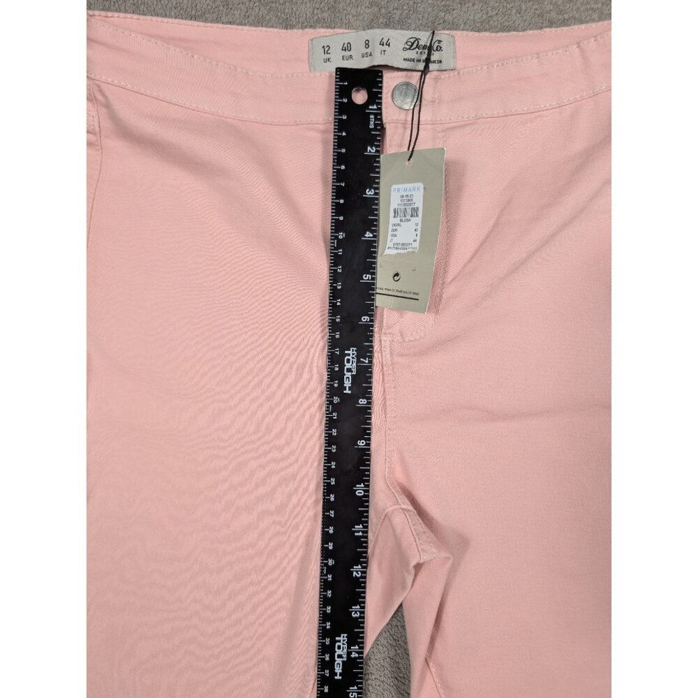 Denim & Co. Classic‎ Women's Size 8 Waist Stretch Jeggings Pink NWT - Picture 9 of 10